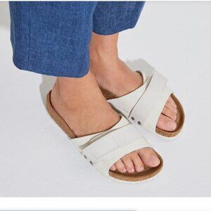 NIB Birkenstock Oita Sandal Size 41 Narrow in Antique White